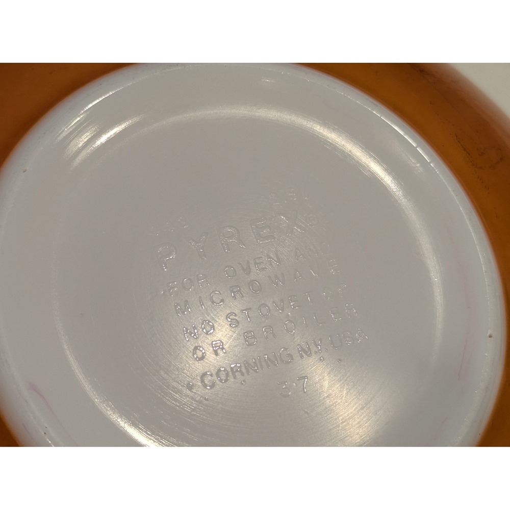 Vintage Pyrex Autumn Harvest Wheat Cinderella Mixing Bowls 441 442 Set of 2 - Picture 11 of 16